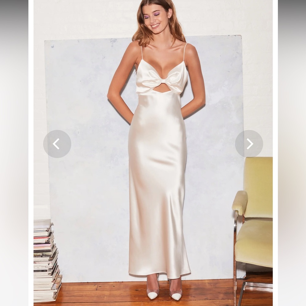 NWT Fleur du mal bow dress small